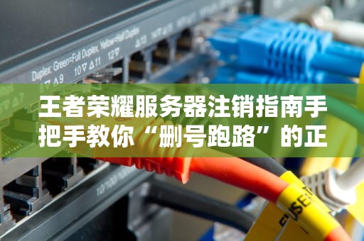 王者荣耀服务器注销指南手把手教你“删号跑路”的正确姿势！