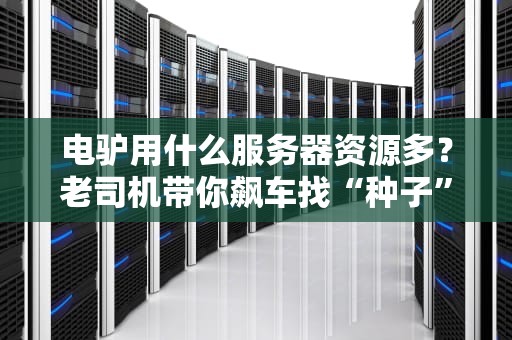 电驴用什么服务器资源多？老司机带你飙车找“种子”圣地！