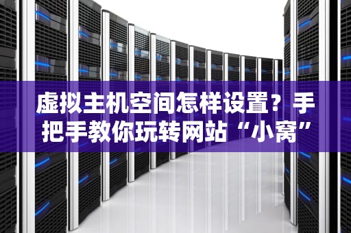 虚拟主机空间怎样设置？手把手教你玩转网站“小窝”装修指南！