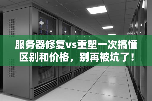 服务器修复vs重塑一次搞懂区别和价格，别再被坑了！