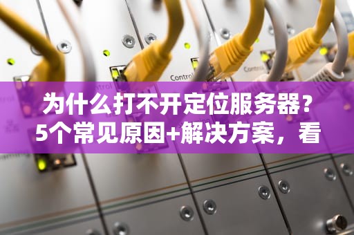 为什么打不开定位服务器？5个常见原因+解决方案，看完秒变技术大神！