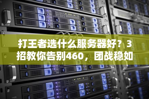 打王者选什么服务器好？3招教你告别460，团战稳如老狗！