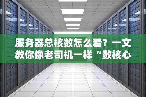 服务器总核数怎么看？一文教你像老司机一样“数核心”不翻车！