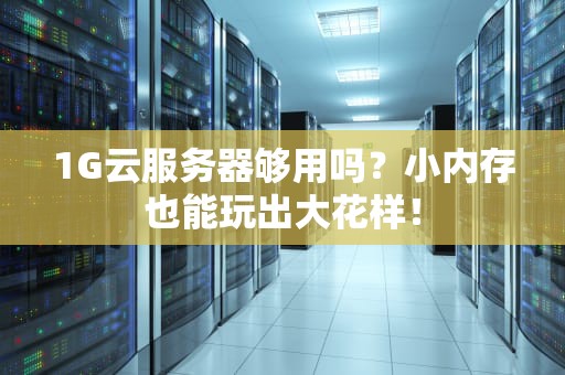 1G云服务器够用吗？小内存也能玩出大花样！