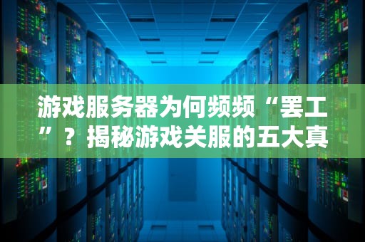 游戏服务器为何频频“罢工”？揭秘游戏关服的五大真相！