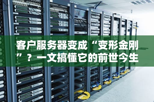 客户服务器变成“变形金刚”？一文搞懂它的前世今生与神奇操作！