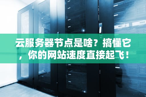 云服务器节点是啥？搞懂它，你的网站速度直接起飞！