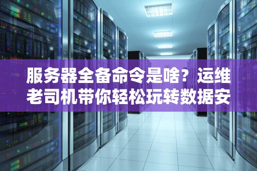 服务器全备命令是啥？运维老司机带你轻松玩转数据安全！