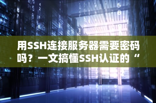 用SSH连接服务器需要密码吗？一文搞懂SSH认证的“花式操作”