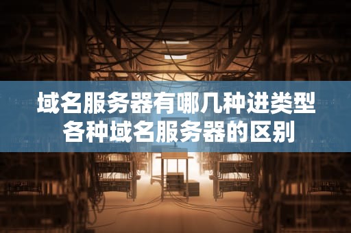 域名服务器有哪几种进类型 各种域名服务器的区别