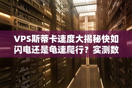 VPS斯蒂卡速度大揭秘快如闪电还是龟速爬行？实测数据+避坑指南！