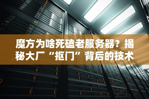 魔方为啥死磕老服务器？揭秘大厂“抠门”背后的技术玄机！