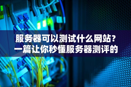 服务器可以测试什么网站？一篇让你秒懂服务器测评的趣味指南！