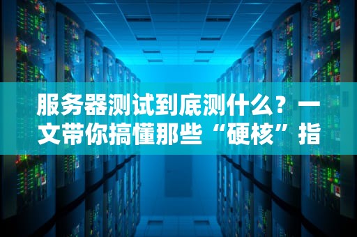 服务器测试到底测什么？一文带你搞懂那些“硬核”指标！