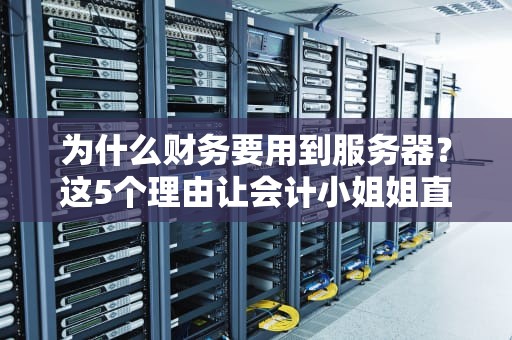 为什么财务要用到服务器？这5个理由让会计小姐姐直呼“真香”！