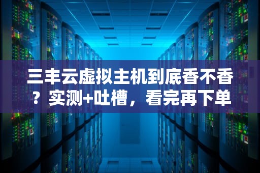 三丰云虚拟主机到底香不香？实测+吐槽，看完再下单！