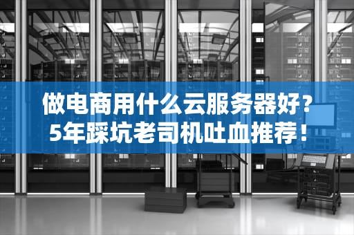做电商用什么云服务器好？5年踩坑老司机吐血推荐！