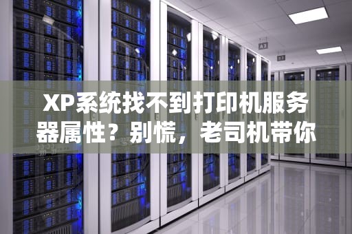 XP系统找不到打印机服务器属性？别慌，老司机带你飙车式排查！