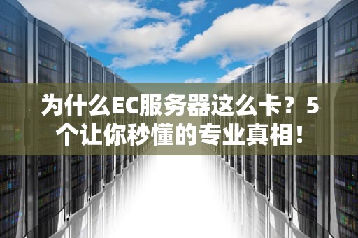 为什么EC服务器这么卡？5个让你秒懂的专业真相！