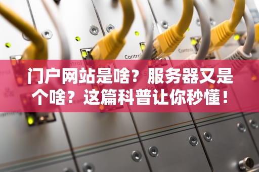 门户网站是啥？服务器又是个啥？这篇科普让你秒懂！