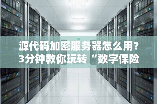 源代码加密服务器怎么用？3分钟教你玩转“数字保险箱”！