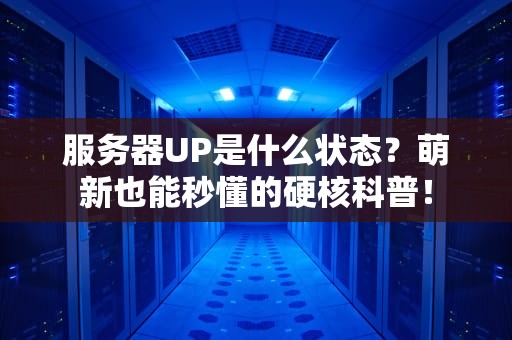 服务器UP是什么状态？萌新也能秒懂的硬核科普！