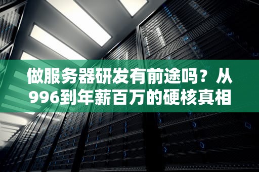 做服务器研发有前途吗？从996到年薪百万的硬核真相！