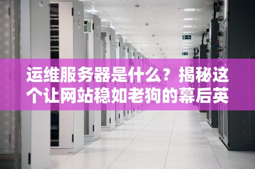 运维服务器是什么？揭秘这个让网站稳如老狗的幕后英雄！