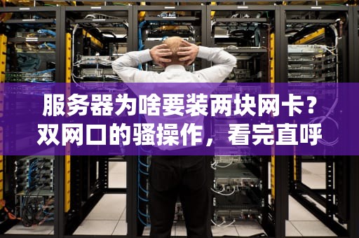 服务器为啥要装两块网卡？双网口的骚操作，看完直呼内行！