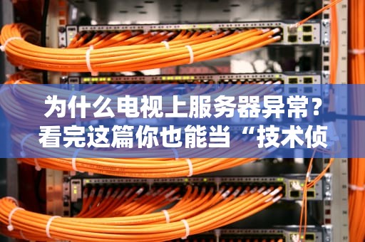 为什么电视上服务器异常？看完这篇你也能当“技术侦探”！