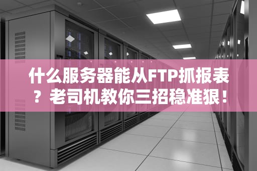 什么服务器能从FTP抓报表？老司机教你三招稳准狠！