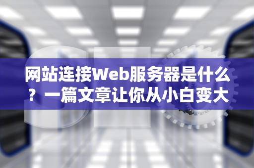 网站连接Web服务器是什么？一篇文章让你从小白变大神！