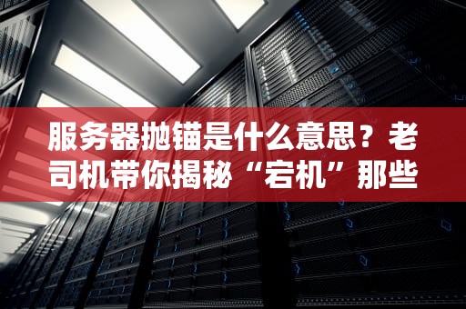 服务器抛锚是什么意思？老司机带你揭秘“宕机”那些事儿！