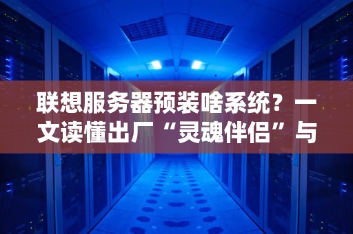 联想服务器预装啥系统？一文读懂出厂“灵魂伴侣”与你的“爱恨情仇”