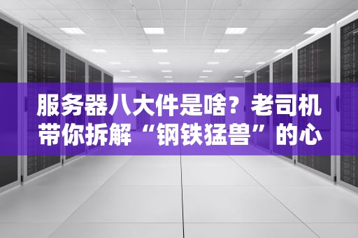 服务器八大件是啥？老司机带你拆解“钢铁猛兽”的心脏！
