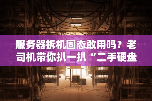 服务器拆机固态敢用吗？老司机带你扒一扒“二手硬盘”的真相！