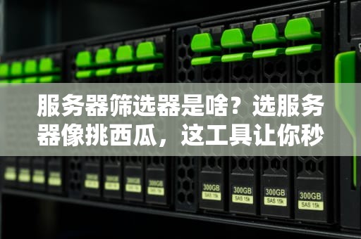 服务器筛选器是啥？选服务器像挑西瓜，这工具让你秒变“老司机”！