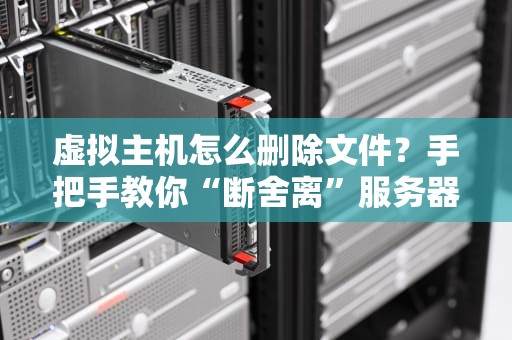 虚拟主机怎么删除文件？手把手教你“断舍离”服务器垃圾！