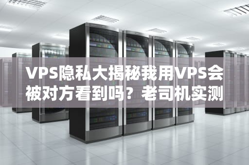 VPS隐私大揭秘我用VPS会被对方看到吗？老司机实测真相！