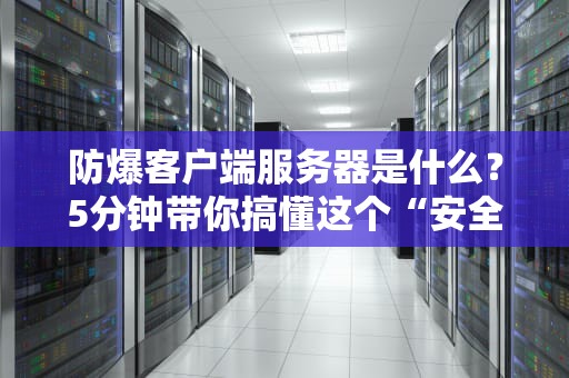 防爆客户端服务器是什么？5分钟带你搞懂这个“安全卫士”的硬核原理！