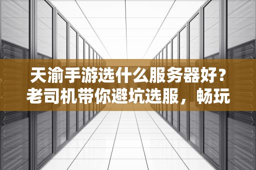 天渝手游选什么服务器好？老司机带你避坑选服，畅玩不卡顿！