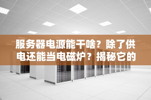 服务器电源能干啥？除了供电还能当电磁炉？揭秘它的N种神奇用途！