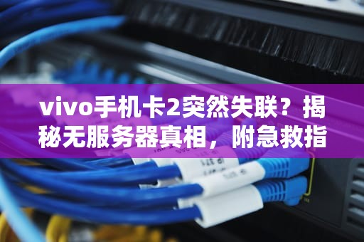 vivo手机卡2突然失联？揭秘无服务器真相，附急救指南！