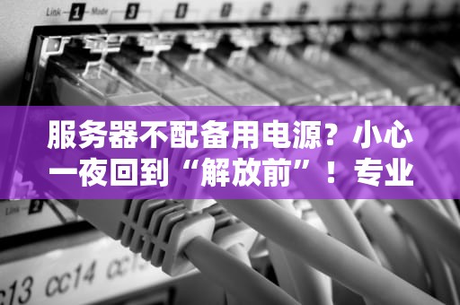 服务器不配备用电源？小心一夜回到“解放前”！专业博主带你避坑