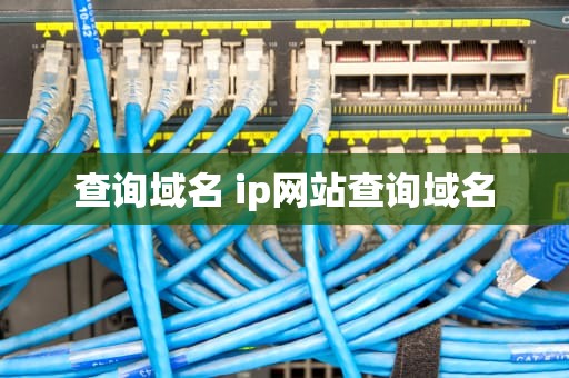 查询域名 ip网站查询域名
