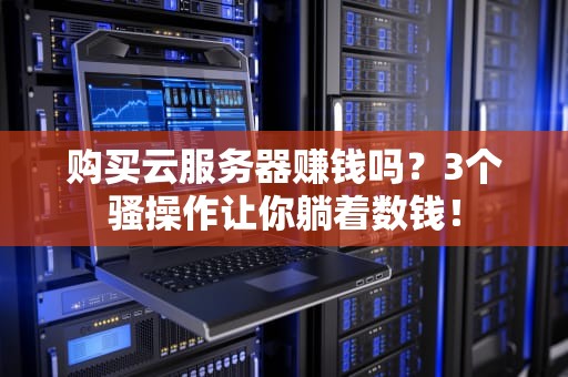 购买云服务器赚钱吗？3个骚操作让你躺着数钱！