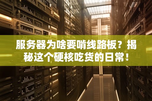 服务器为啥要啃线路板？揭秘这个硬核吃货的日常！