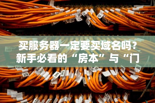 买服务器一定要买域名吗？新手必看的“房本”与“门牌号”指南！
