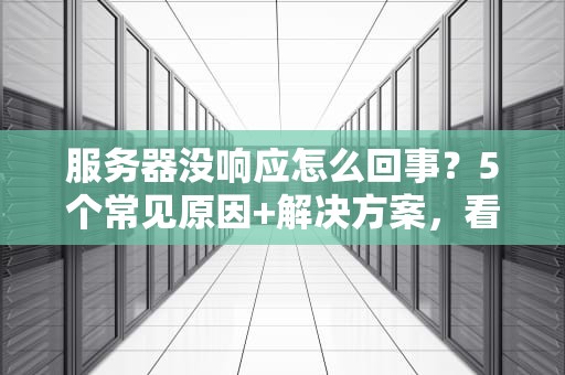服务器没响应怎么回事？5个常见原因+解决方案，看完秒变运维大神！
