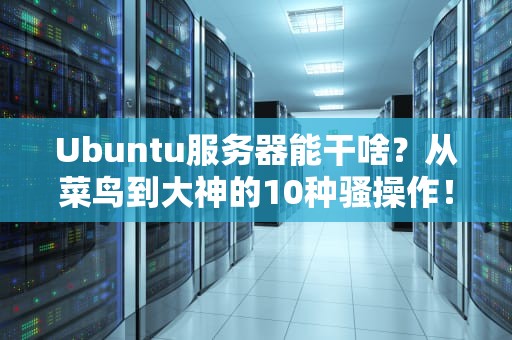 Ubuntu服务器能干啥？从菜鸟到大神的10种骚操作！